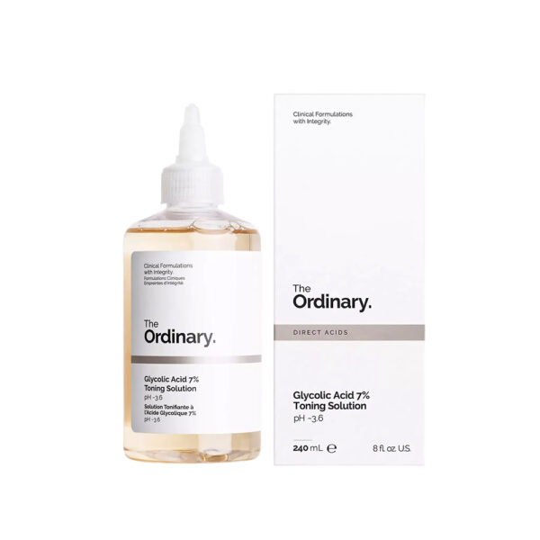 تونر لایه بردار و روشن کننده گلیکولیک اسید 7% اوردینری The Ordinary Glycolic Acid 7% Toning Solution