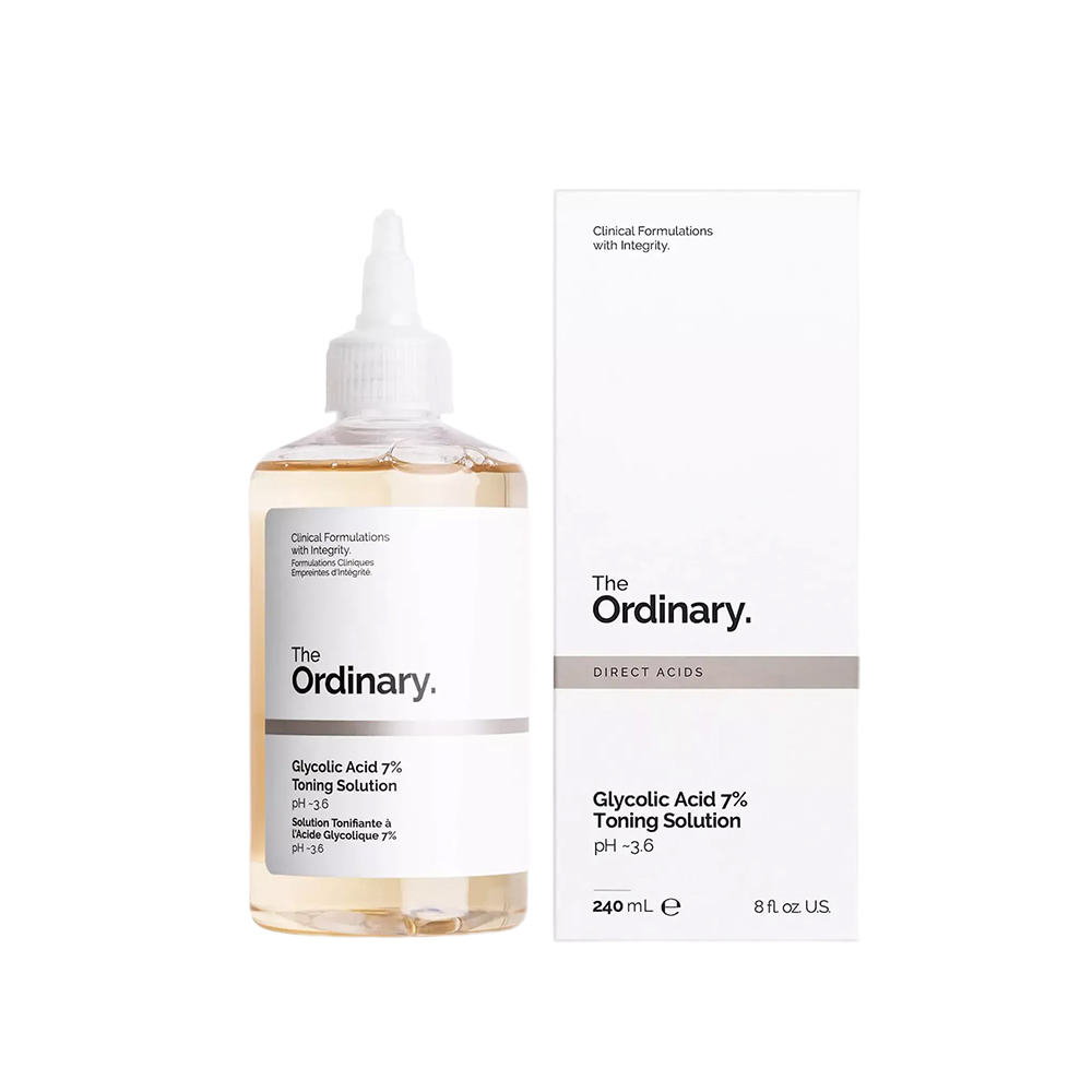 تونر لایه بردار و روشن کننده گلیکولیک اسید 7% اوردینری The Ordinary Glycolic Acid 7% Toning Solution