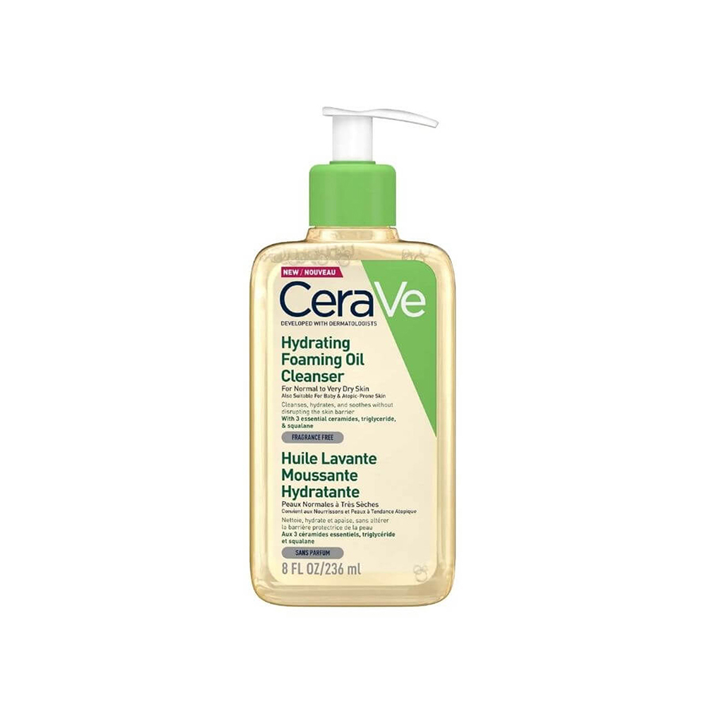 فوم شستشوی روغنی آبرسان سراوی CeraVe Hydrating Foaming Oil Cleanser