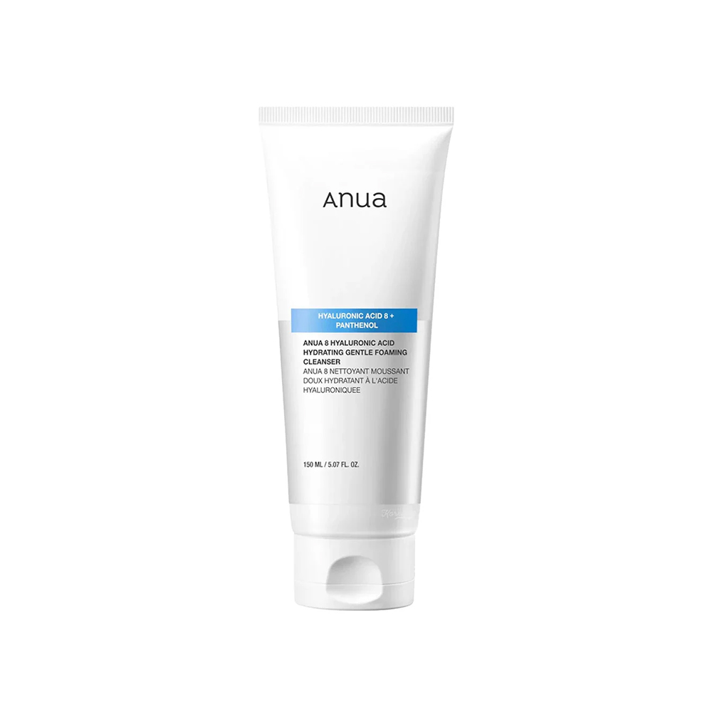 فوم شستشوی هیالورونیک اسید و پنتنول آنوا Anua 8 Hyaluronic Acid Hydrating Gentle Foaming Cleanser