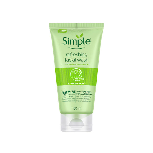 ژل شستشوی صورت سیمپل Simple Kind To Skin Refreshing Facial Wash Gel