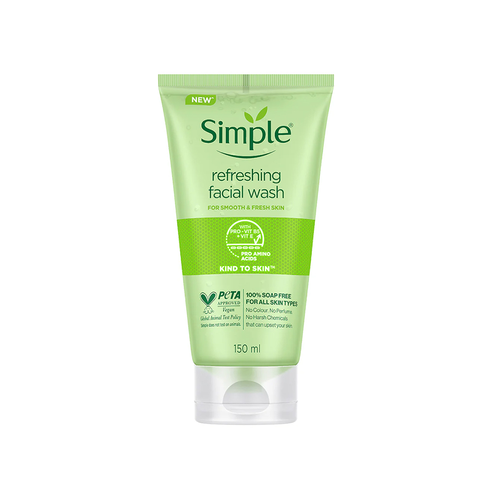 ژل شستشوی صورت سیمپل Simple Kind To Skin Refreshing Facial Wash Gel