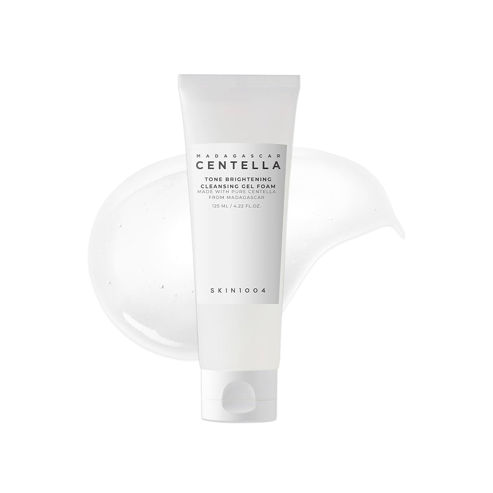 ژل شستشوی کپسولی روشن کننده و تسکین دهنده اسکین 1004 SKIN1004 Madagascar Centella Tone Brightening Cleansing Gel Foam