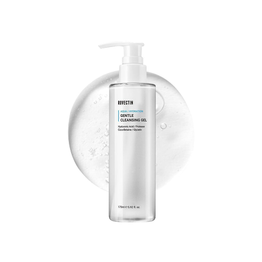 ژل شوینده ملایم آبرسان رووکتین Rovectin Aqua Hydration Gentle Cleansing Gel
