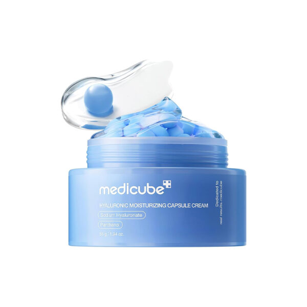 کرم کپسولی آبرسان و مرطوب کننده هیالورونیک اسید مدی کیوب medicube hyaluronic acid capsule cream