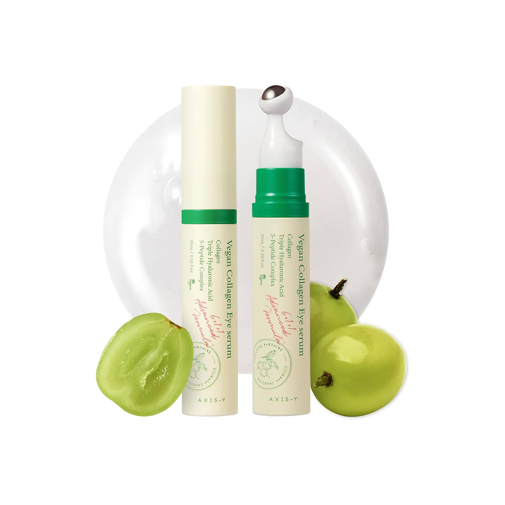 سرم دور چشم ضد چروک و روشن کننده کلاژن اکسیس وای Axis-Y Vegan Collagen Eye Serum