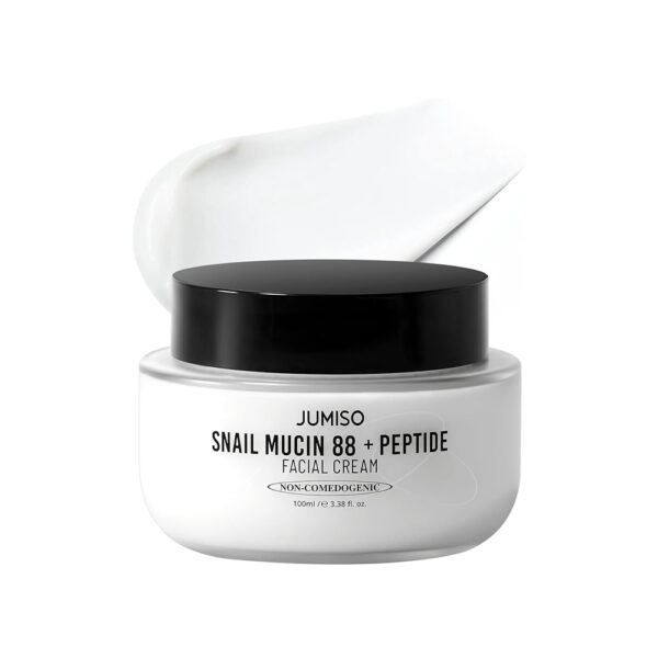 کرم آبرسان و ترمیم کننده حلزون و پپتاید جومیسو Jumiso Snail Mucin 88 + Peptide Facial Cream