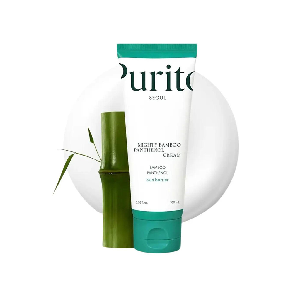 کرم مرطوب کننده و ترمیم کننده پنتنول پیوریتو Purito Seoul Mighty Bamboo Panthenol Cream