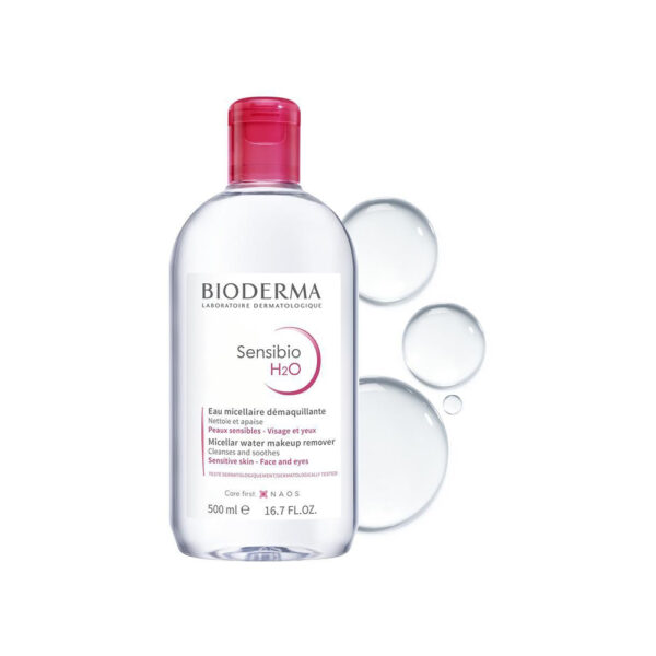میسلار واتر بایودرما پوست حساس bioderma sensibio h2o micellar water makeup remover