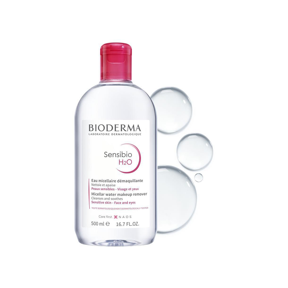 میسلار واتر بایودرما پوست حساس bioderma sensibio h2o micellar water makeup remover