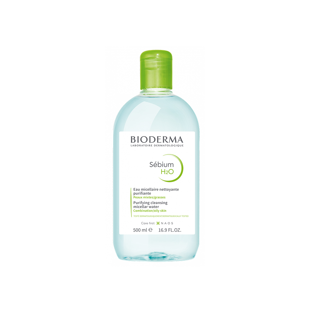 میسلار واتر بایودرما پوست چرب و مختلط bioderma sébium h2o purifying micellar water cleanser