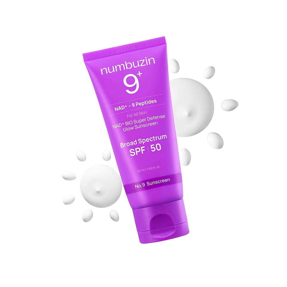 اسنس ضد آفتاب ضد چروک و جوانساز پپتاید شماره 9 نامبوزین Numbuzin No.9 NAD Peptides Dewy Sun Essence