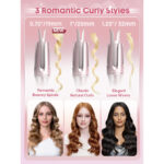 دستگاه فر کننده مو کرلی شیگلم بیبی پینک Cupid's Charm One-Touch Instant Curler