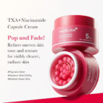 کرم کپسولی ضد لک و روشن کننده ترانگزامیک اسید و نیاسینامید مدی کیوب Medicube TXA Niacinamide Capsule Cream